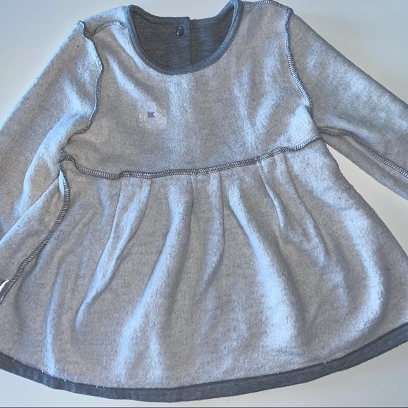 Sold-mmy Hilfiger- Girls sweater dress- Grey SZ 6 - Picture 8 of 9